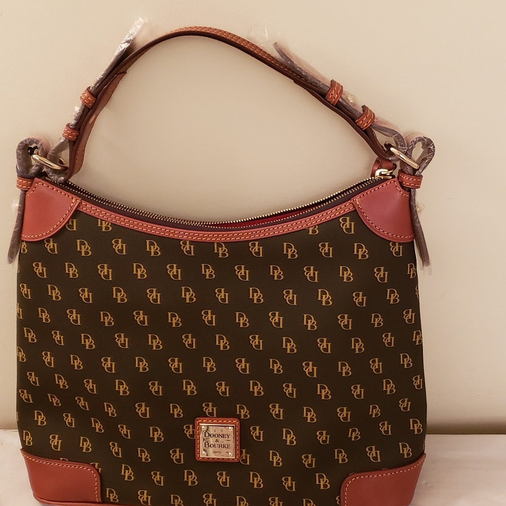 NEW Dooney & Bourke brown/tan bag